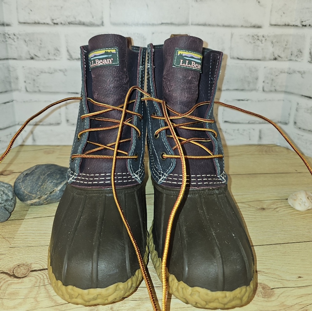 Womens Colorblock Bean Boot Limited Edition 8" - Picture 7 of 9